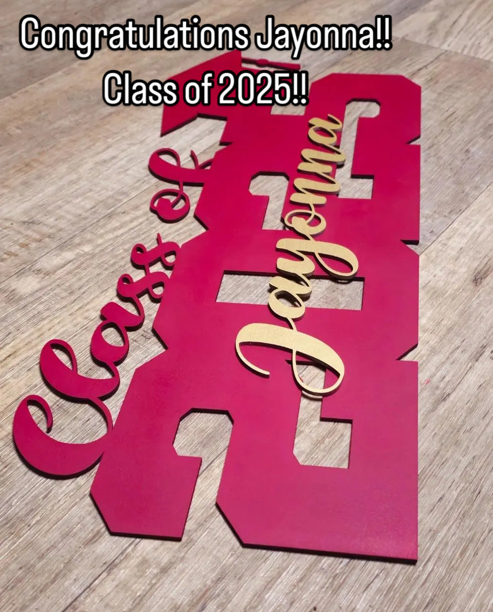 24-36 inch Senior 2025 photo prop numbers, photo props, senior photography, graduation sign, class of 2025 sign, Senior 2025, Wood 2025 sign