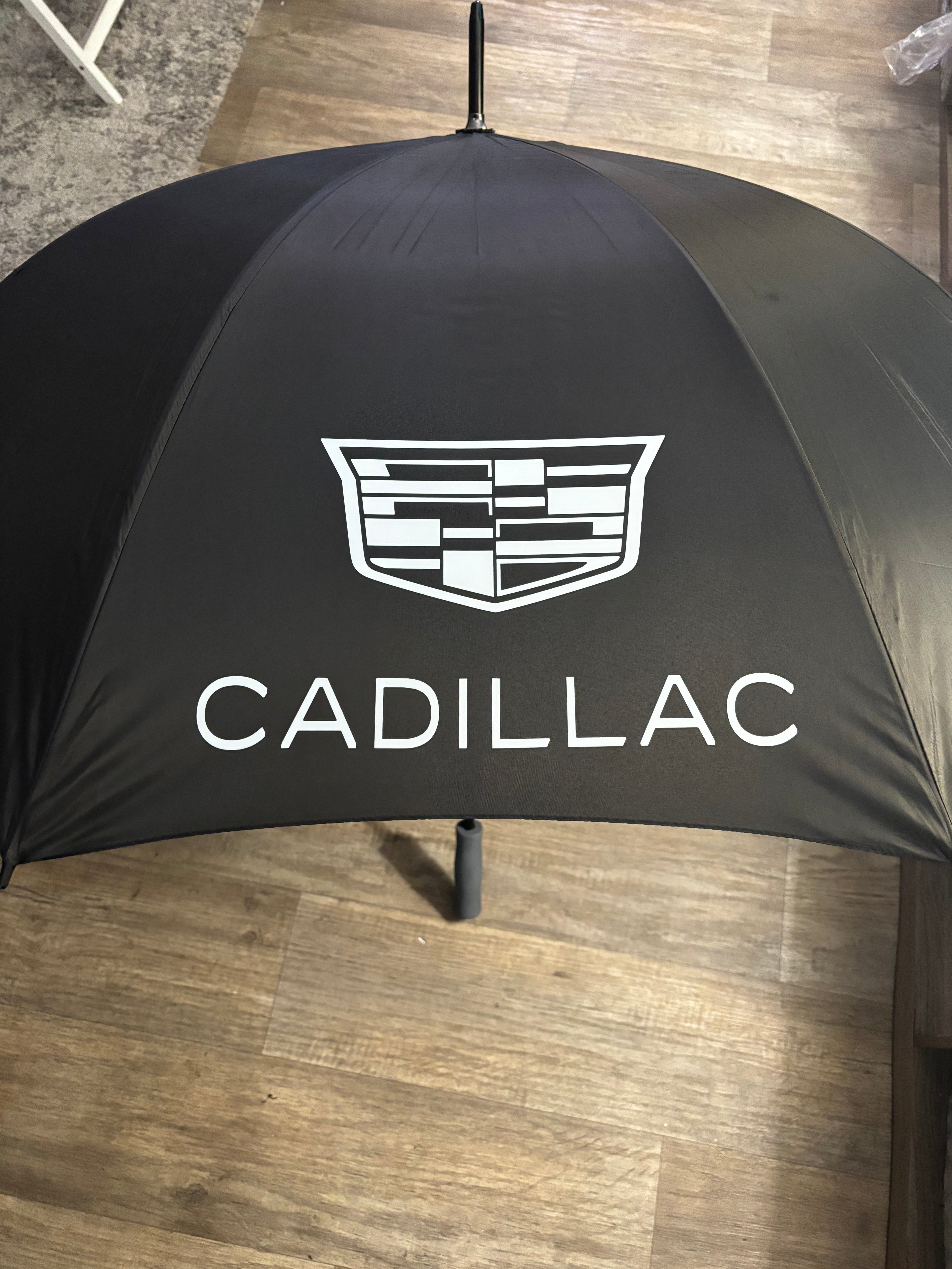 Custom Large Golf Umbrella, Black and white Panels, Logo Printing, Company branding