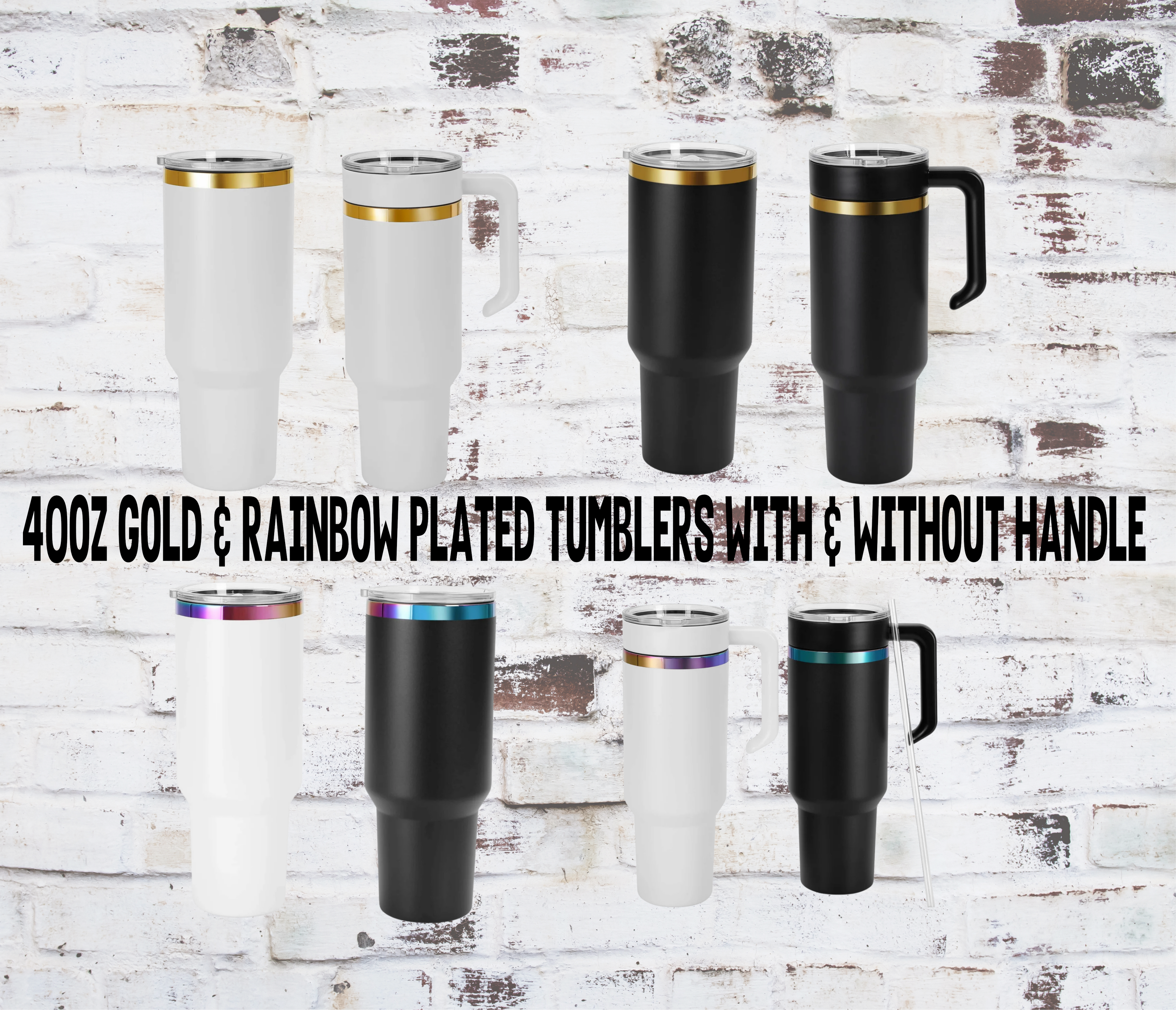 Blessed Christian Non-Branded 40oz Tumbler  | Faith Inspirational Cup | Religious Gift