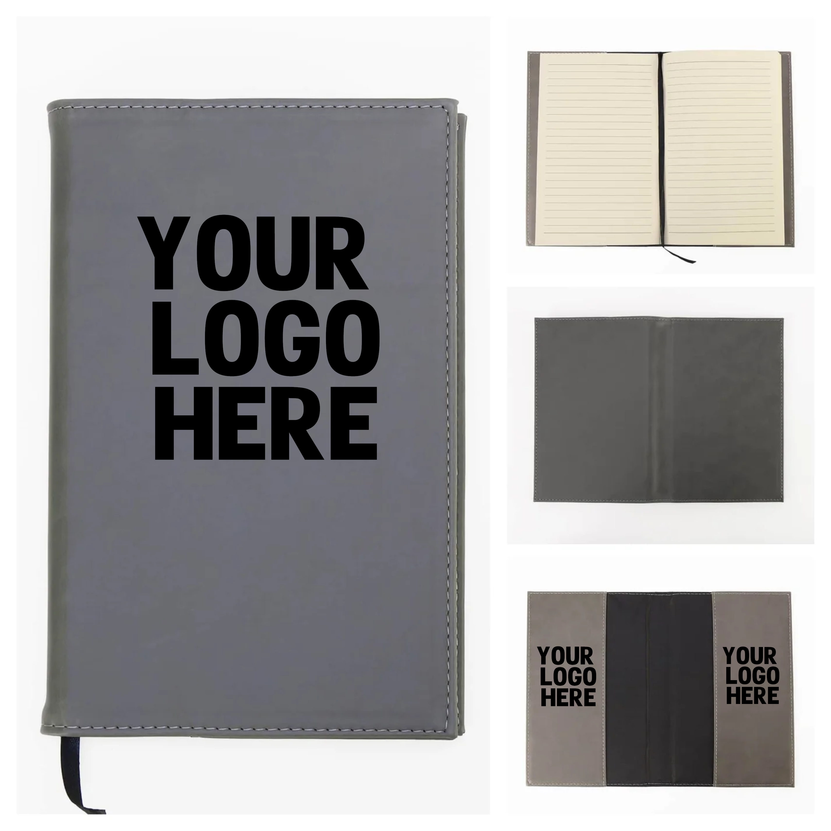 Custom Laser Engraved Vegan Leather Journal | Personalized Refillable Notebook | Premium 3D Effect Notebook | Corporate & Christian Faith Gifts