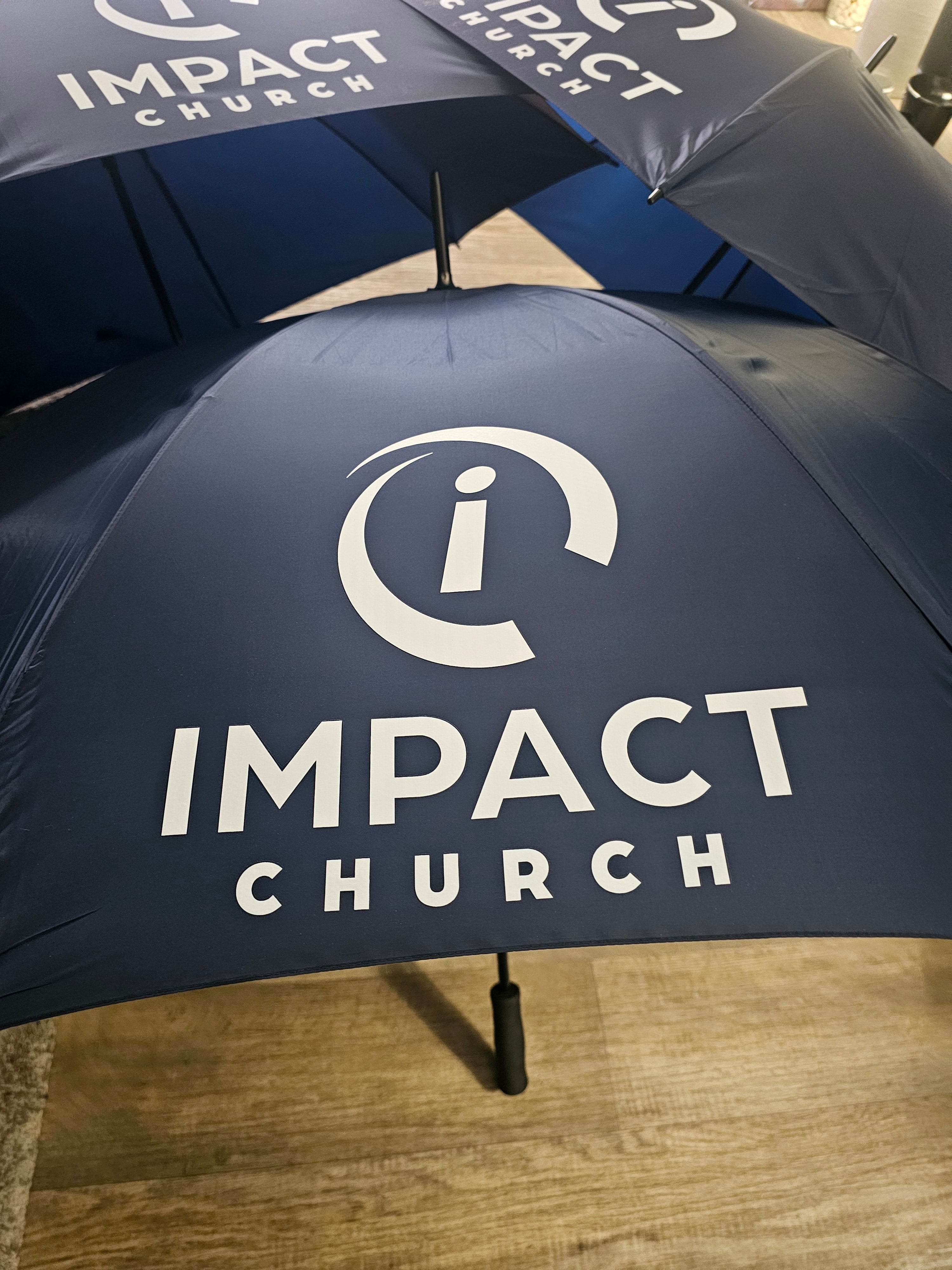 Custom Large Golf Umbrella, Black and white Panels, Logo Printing, Company branding